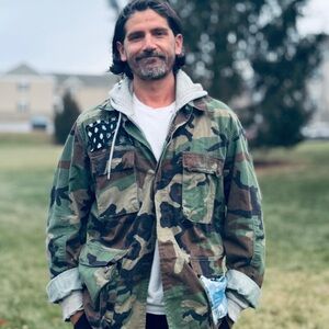 Camouflage Patchwork Jacket.